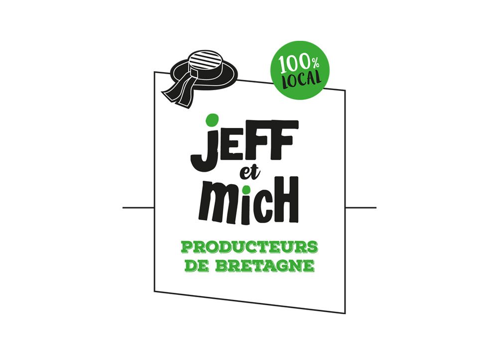 logo Jeff et Mich Producteurs de Bretagne 100% Local